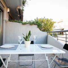 Апартаменты Modern 5thfloor Acropolis view apartment балкон