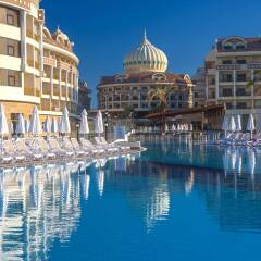 Отель Kirman Belazur Resort And Spa Богазкент бассейн фото 3