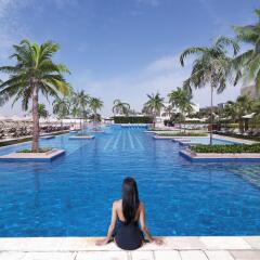 Отель Fairmont Bab Al Bahr ОАЭ, Абу-Даби - 1 отзыв об отеле, цены и фото номеров - забронировать отель Fairmont Bab Al Bahr онлайн бассейн фото 2