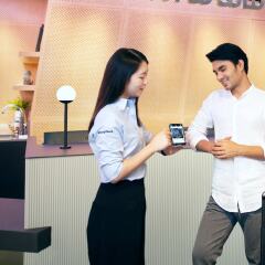 Отель lyf Funan Singapore by Ascott Сингапур интерьер отеля