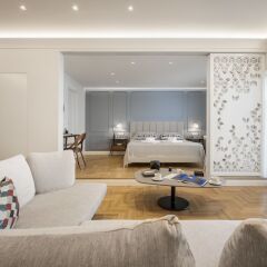 Отель Chic Central Athens Apartment at Mavilli Sq. Греция, Афины - отзывы, цены и фото номеров - забронировать отель Chic Central Athens Apartment at Mavilli Sq. онлайн комната для гостей фото 3