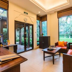 Отель Ravindra Beach Resort And Spa Таиланд, На Чом Тхиан - 6 отзывов об отеле, цены и фото номеров - забронировать отель Ravindra Beach Resort And Spa онлайн интерьер отеля фото 2