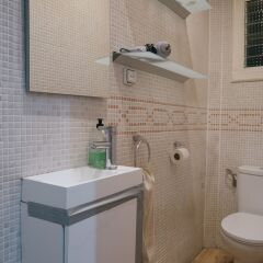 Отель Apartamento junto Estadio y Fira Испания, Оспиталет-де-Льобрегат - отзывы, цены и фото номеров - забронировать отель Apartamento junto Estadio y Fira онлайн ванная фото 2