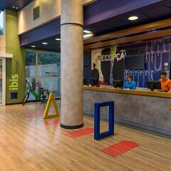 Отель ibis budget Sao Paulo Paraiso интерьер отеля