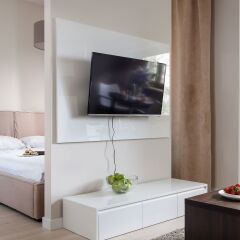 Отель Chopin Apartments Mennica Польша, Варшава - отзывы, цены и фото номеров - забронировать отель Chopin Apartments Mennica онлайн комната для гостей фото 4
