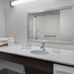 Отель Hampton Inn NY-JFK Jamaica-Queens США, Нью-Йорк - 1 отзыв об отеле, цены и фото номеров - забронировать отель Hampton Inn NY-JFK Jamaica-Queens онлайн ванная