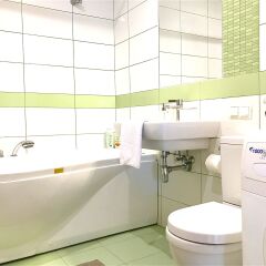 Отель Vilnius Apartments & Suites - Town Hall Литва, Вильнюс - отзывы, цены и фото номеров - забронировать отель Vilnius Apartments & Suites - Town Hall онлайн ванная фото 2