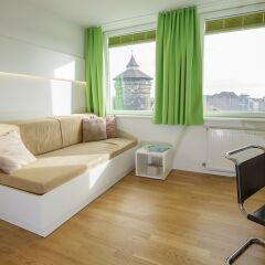 Отель Brera Serviced Apartments Германия, Нюрнберг - отзывы, цены и фото номеров - забронировать отель Brera Serviced Apartments онлайн комната для гостей фото 4