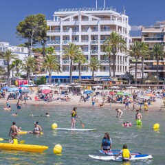 Отель Casablanca Playa Испания, Салоу - 1 отзыв об отеле, цены и фото номеров - забронировать отель Casablanca Playa онлайн пляж фото 2