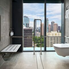 Отель YOTEL Singapore Orchard Road Сингапур ванная