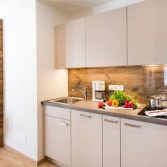 Отель Appartements Ferienidylle Gstrein Парчинес в номере