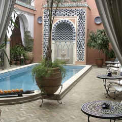 Отель Riad Dar Alfarah Марокко, Марракеш - отзывы, цены и фото номеров - забронировать отель Riad Dar Alfarah онлайн бассейн фото 2