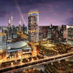 Апартаменты Guangzhou Grand View Golden Palace Apartment городской автобус