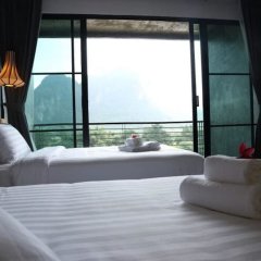 Отель Inthira Vang Vieng Лаос, Вангвьенг - отзывы, цены и фото номеров - забронировать отель Inthira Vang Vieng онлайн комната для гостей фото 3