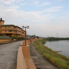 Отель Yamaga Onsen Seiryuso Кикуйо приотельная территория