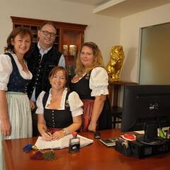Hotel Goldener Löwe интерьер отеля