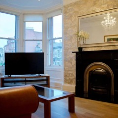 Отель Traditional 2 Bedroom Flat With Views of Portobello Beach Эдинбург интерьер отеля