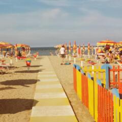 Отель Avana Mare Римини пляж