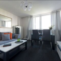 Отель P&O Apartments Prosta Польша, Варшава - отзывы, цены и фото номеров - забронировать отель P&O Apartments Prosta онлайн комната для гостей фото 3