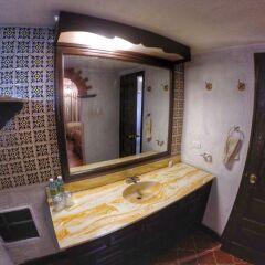 Отель Parador St Cruz Мексика, Креэль - отзывы, цены и фото номеров - забронировать отель Parador St Cruz онлайн ванная