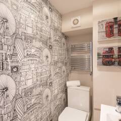 Отель Bright Family Home in Primrose Hill Великобритания, Лондон - отзывы, цены и фото номеров - забронировать отель Bright Family Home in Primrose Hill онлайн ванная