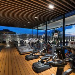 Отель Novotel Shanghai Clover фитнесс-зал фото 2