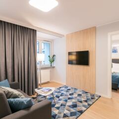 Отель Q17 Apartments Польша, Вроцлав - отзывы, цены и фото номеров - забронировать отель Q17 Apartments онлайн комната для гостей фото 4