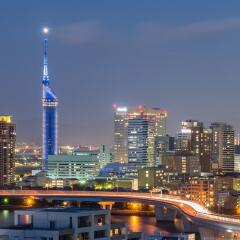 Отель Residence Hakata 11 Хаката балкон