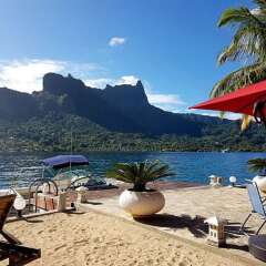 Отель Villa Oramarama - Moorea Французская Полинезия, Папеэте - отзывы, цены и фото номеров - забронировать отель Villa Oramarama - Moorea онлайн приотельная территория