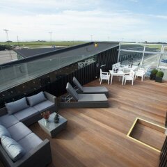 Отель Aalborg Airport Hotel Дания, Бровст - отзывы, цены и фото номеров - забронировать отель Aalborg Airport Hotel онлайн балкон