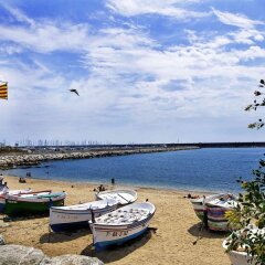 Отель Novotel Barcelona Cornella Испания, Корнелья-де-Льобрегат - отзывы, цены и фото номеров - забронировать отель Novotel Barcelona Cornella онлайн пляж фото 2