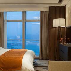 Отель Lagom Bright House Sea View Apartment Китай, Сямынь - отзывы, цены и фото номеров - забронировать отель Lagom Bright House Sea View Apartment онлайн комната для гостей фото 2