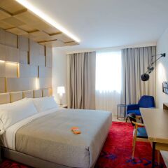 Отель Canopy by Hilton Zagreb - City Centre Хорватия, Загреб - отзывы, цены и фото номеров - забронировать отель Canopy by Hilton Zagreb - City Centre онлайн комната для гостей фото 3