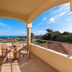 Отель Bello Blu Luxury Villa Родос балкон