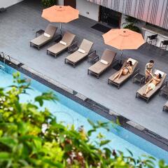 Отель Mandarin Orchard Singapore бассейн фото 3