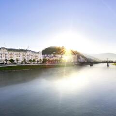 Отель Sacher Salzburg Зальцбург приотельная территория