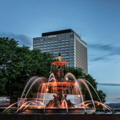 Отель Hilton Québec Канада, Квебек - отзывы, цены и фото номеров - забронировать отель Hilton Québec онлайн приотельная территория