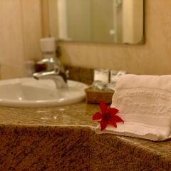 Отель Terme Firenze Италия, Абано-Терме - отзывы, цены и фото номеров - забронировать отель Terme Firenze онлайн ванная фото 2