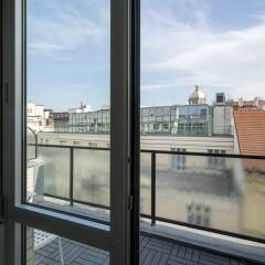 Апартаменты Premier Apartment Wenceslas Square II. Прага балкон