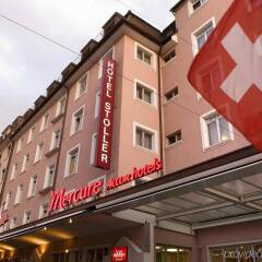 Отель Mercure Stoller Цюрих вид на фасад