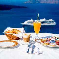 Отель Kratiras View Luxury Suites питание