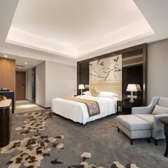 Отель Shenzhen Huaqiang Plaza Hotel Китай, Шэньчжэнь - 1 отзыв об отеле, цены и фото номеров - забронировать отель Shenzhen Huaqiang Plaza Hotel онлайн комната для гостей фото 2