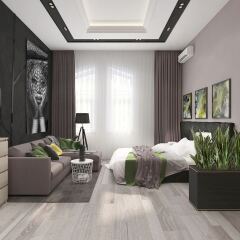 Апартаменты Olympiiska apartments комната для гостей фото 2
