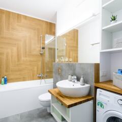 Отель M&R Apartament Airport Konstruktorska 7 ванная