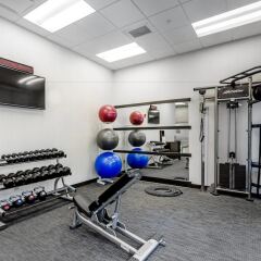 Отель Courtyard Columbus Easton фитнесс-зал фото 2