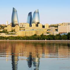 Отель Fairmont Baku at the Flame Towers Азербайджан, Баку - - забронировать отель Fairmont Baku at the Flame Towers, цены и фото номеров приотельная территория фото 2
