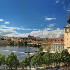 Отель Smetana Hotel Чехия, Прага - отзывы, цены и фото номеров - забронировать отель Smetana Hotel онлайн приотельная территория фото 2
