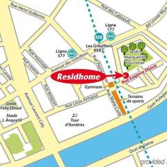 Отель Residhome Asnières городской автобус