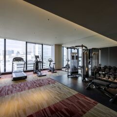 Отель Pullman Tokyo Tamachi Токио фитнесс-зал