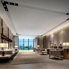 Отель Hilton Shenzhen Shekou Nanhai интерьер отеля